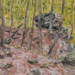 Renée Tophofen, 2016, Öl auf Holz, 24 x 27 cm