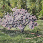 Renée Tophofen, 2016, Öl auf Holz, 24 x 27 cm