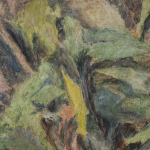 Renée Tophofen, 2015, Öl auf Papier, 14 x 19 cm