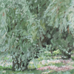 Renée Tophofen, 2017, Eitempera auf Holz, 27 x 25 cm