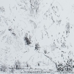 Renée Topfhofen, 2018, Tusche auf Papier, 21 x 24 cm