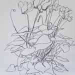 Renée Topfhofen, 2021, Wachskreide auf Papier, 210 x 150 cm