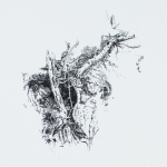 Renée Topfhofen, 2017, Tusche auf Papier, 59 x 42 cm (Bildausschnitt)